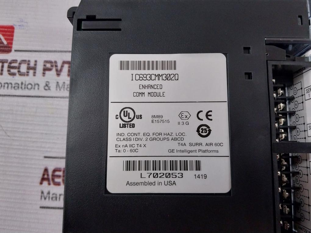 General Electric Ic693Cmm302Q Enhanced Communication Module