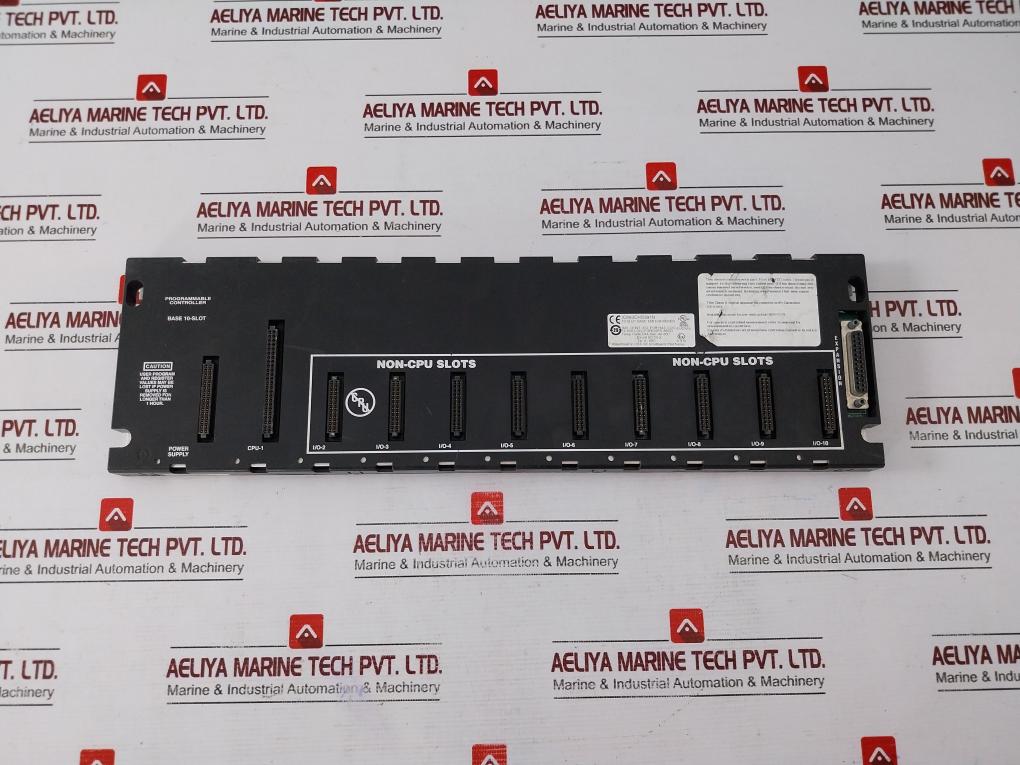 General Electric Ic693chs391n Programmable Controller Base 10-slot