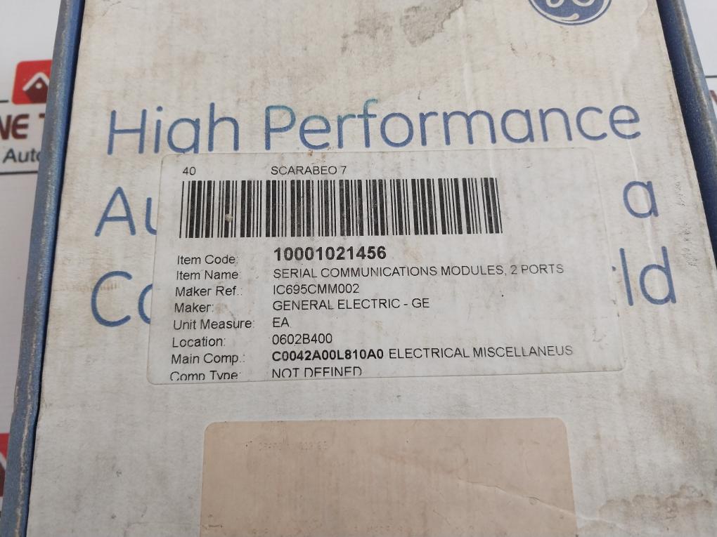 General Electric Ic695Cmm002 Serial Communication Module, 2 Ports
