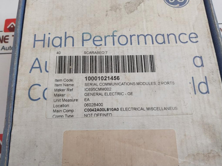General Electric Ic695Cmm002 Serial Communication Module, 2 Ports