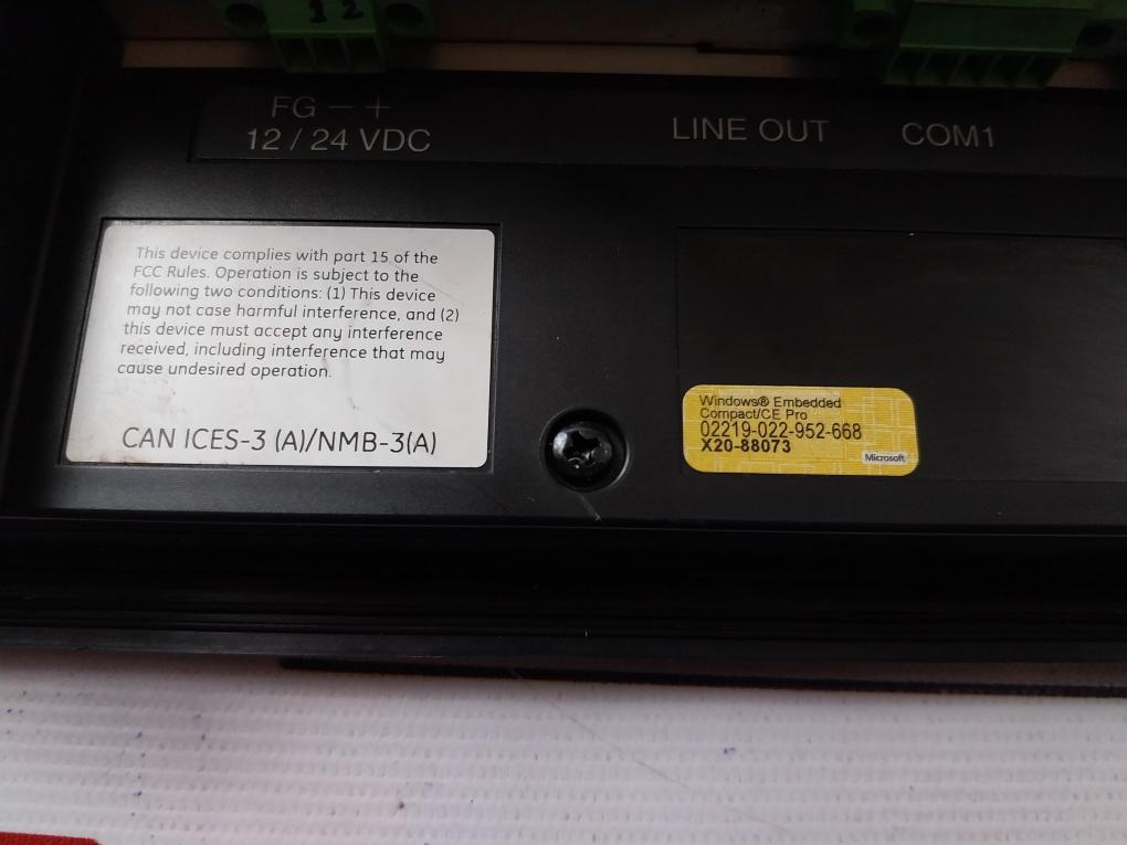 General Electric Ic755Css12Cdb-bg Operator Interface Ip65