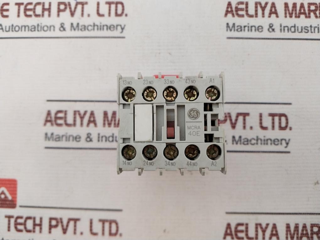 General Electric Mcra040At Auxiliary Contactor 750V 16A