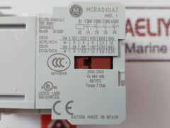 General Electric Mcra040At Auxiliary Control Relay