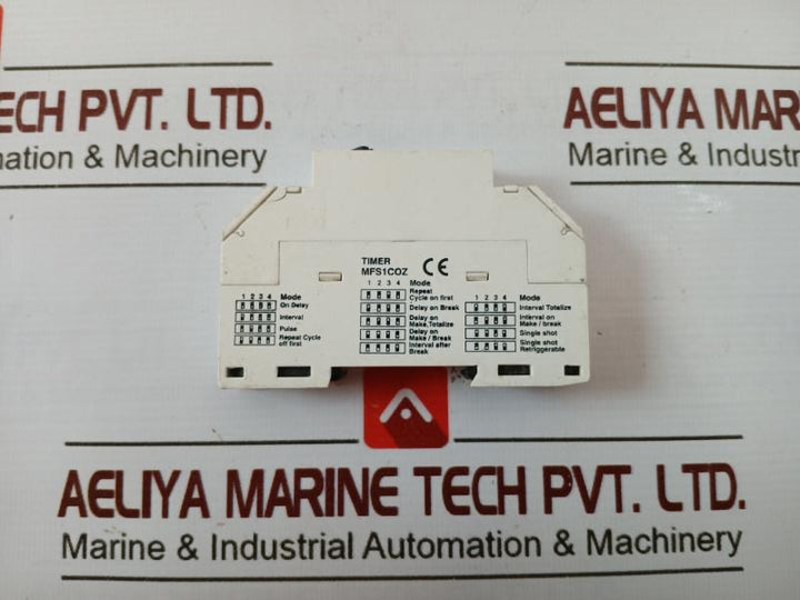 General Electric Mfs1Coz Timer 12-240V Ac/Dc At 50/60Hz 5A 250V Ac/24V Dc