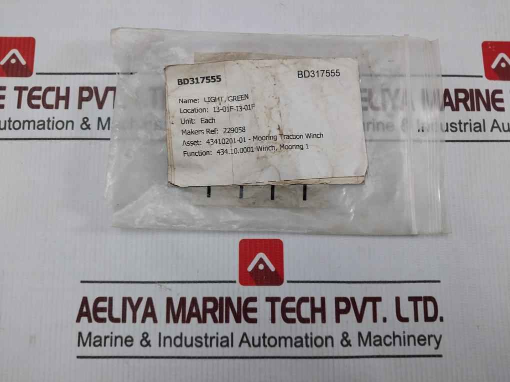 General Electric P9Pdnv0 Green Pilot Light Ba9S 2W 250V Max 4Kv