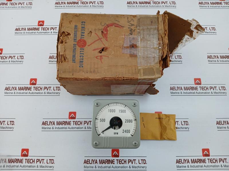 General Electric Rpm Meter 160V 0-2400 Rpm Db 14