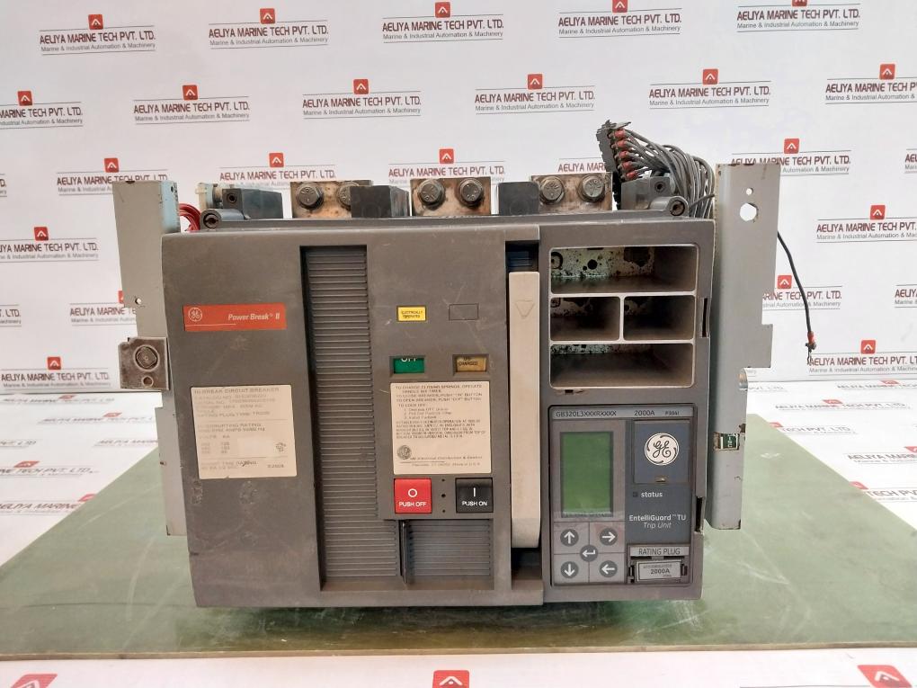 General Electric Shd20B220 3-pole Power Break Ii Circuit Breaker 10054602P1-b