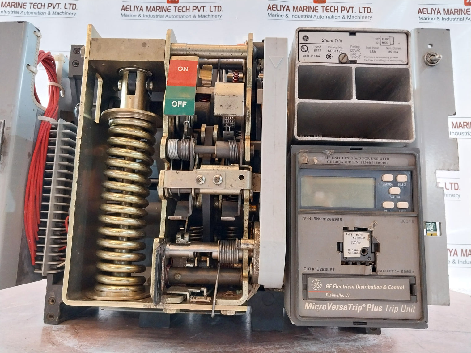 General Electric Shd20B220 3-pole Power Break Ii Circuit Breaker 600V Ac 2000Amp