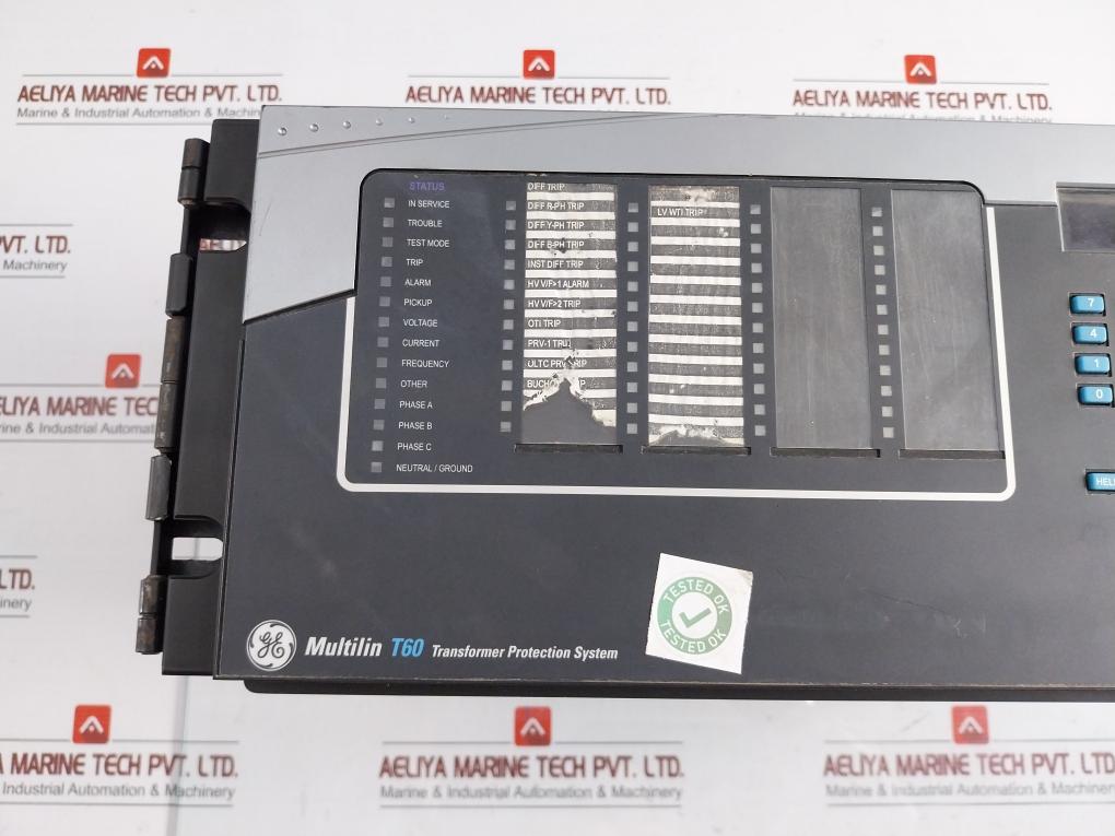 T60Uj3Hkhf8Nh6Dm8Lp67U67Wxx Transformer Protection System Multilin T60 300V Brand Ge