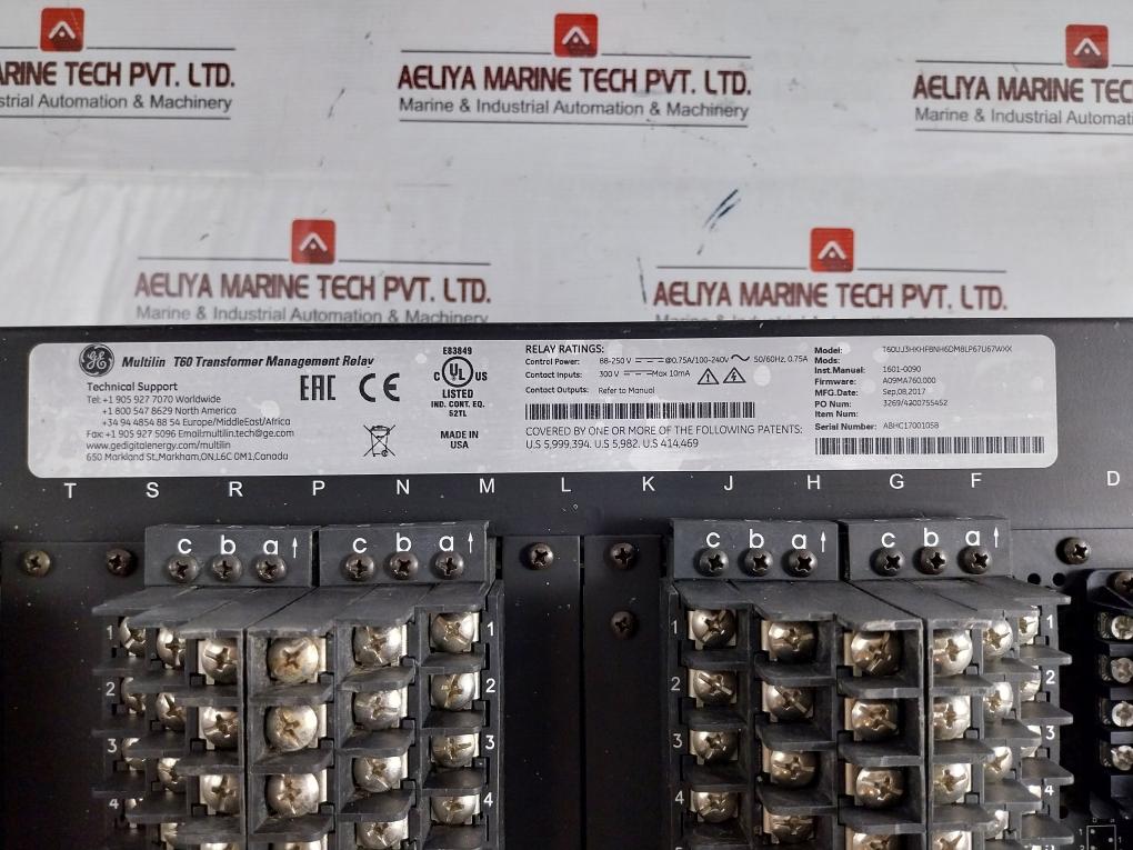 T60Uj3Hkhf8Nh6Dm8Lp67U67Wxx Transformer Protection System Multilin T60 300V Brand Ge