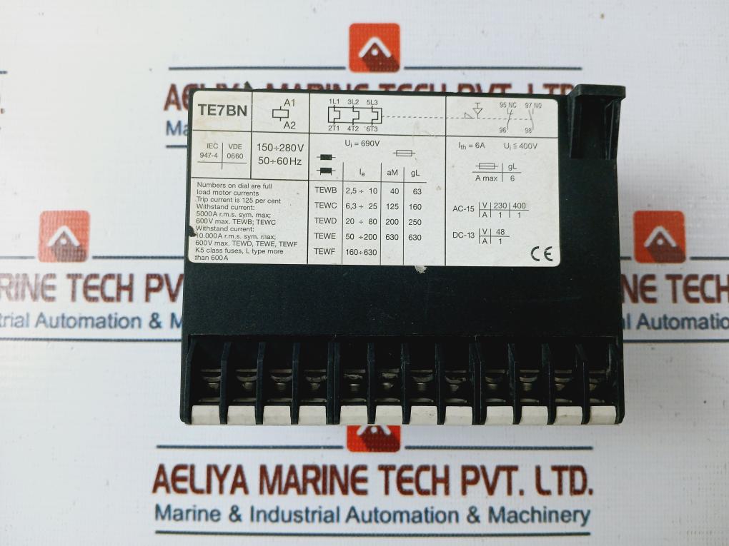 GENERAL ELECTRIC TE7BN Contactor Relay 400v