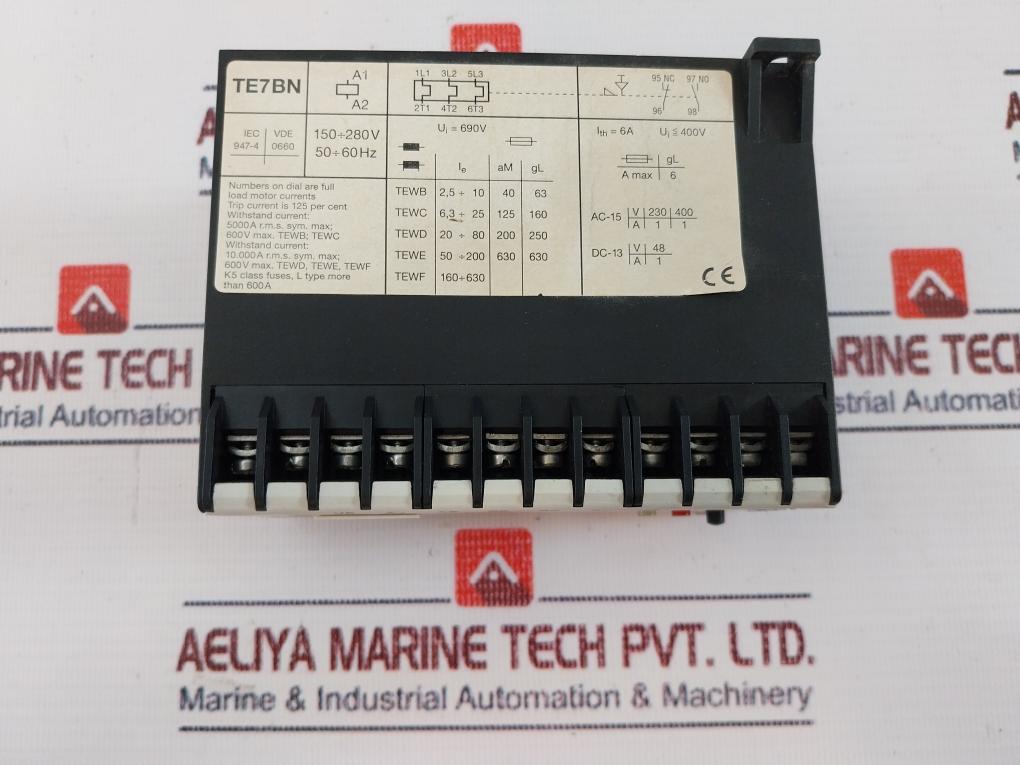 General Electric TE7BN Relay 6A 690V