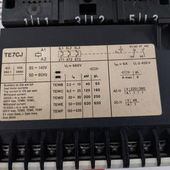 General Electric Te7Cj Relay With Be 627, 910-341-761 Current Transformer