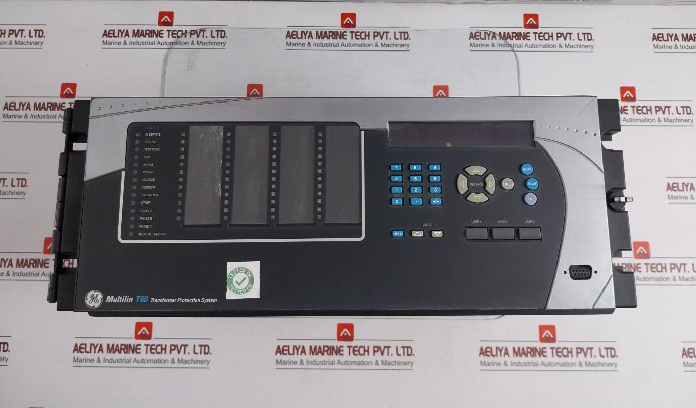 General Electric Transformer Management Relay T60Uj3Hkhf8Nh6Dm8Lp67U67Wxx