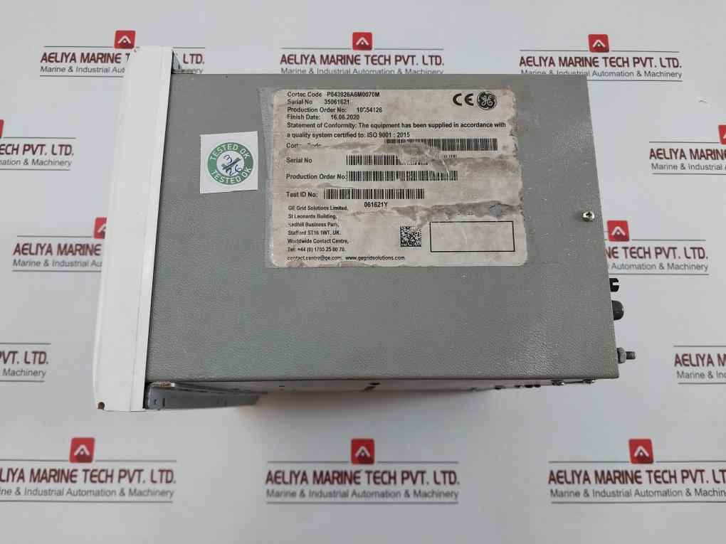 General Electric Transformer Protection Relay 50/60Hz P643926A6M0070M 100-240V