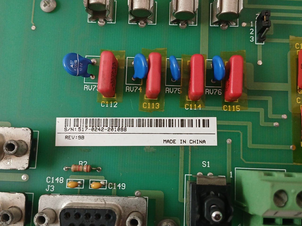 General Electric Westerm D20 K4Z Mounted Output Module 508-0102/517-0242 220V