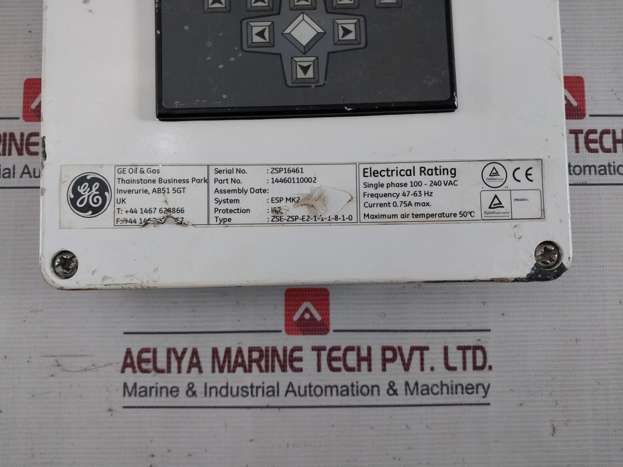 General Electric Zse-zsp-e2-1-1-1-8-1-0 Oil & Gas Zenith E-series Gauge 94V