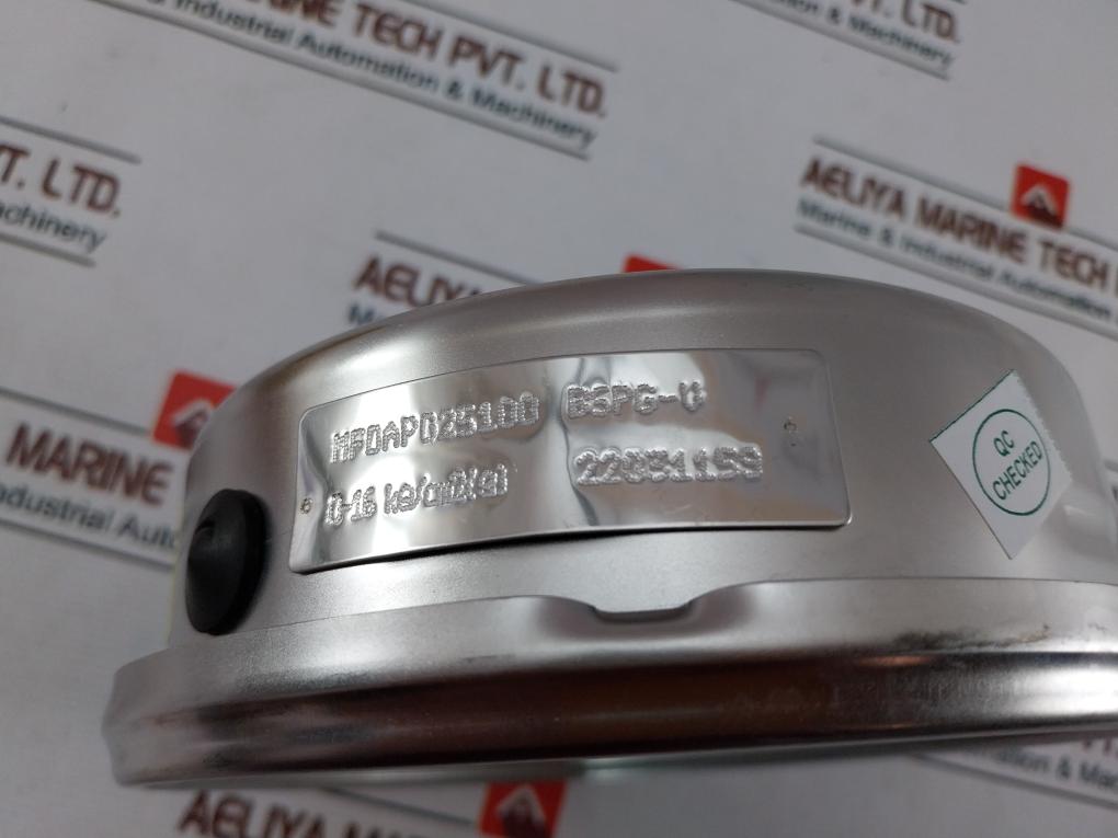 General Instruments Bspg-v Pressure Gauge 0-16 Kg/Cm2