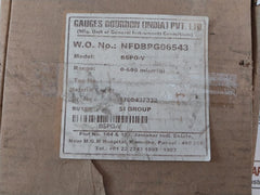 General Instruments Bspg-v Pressure Gauge