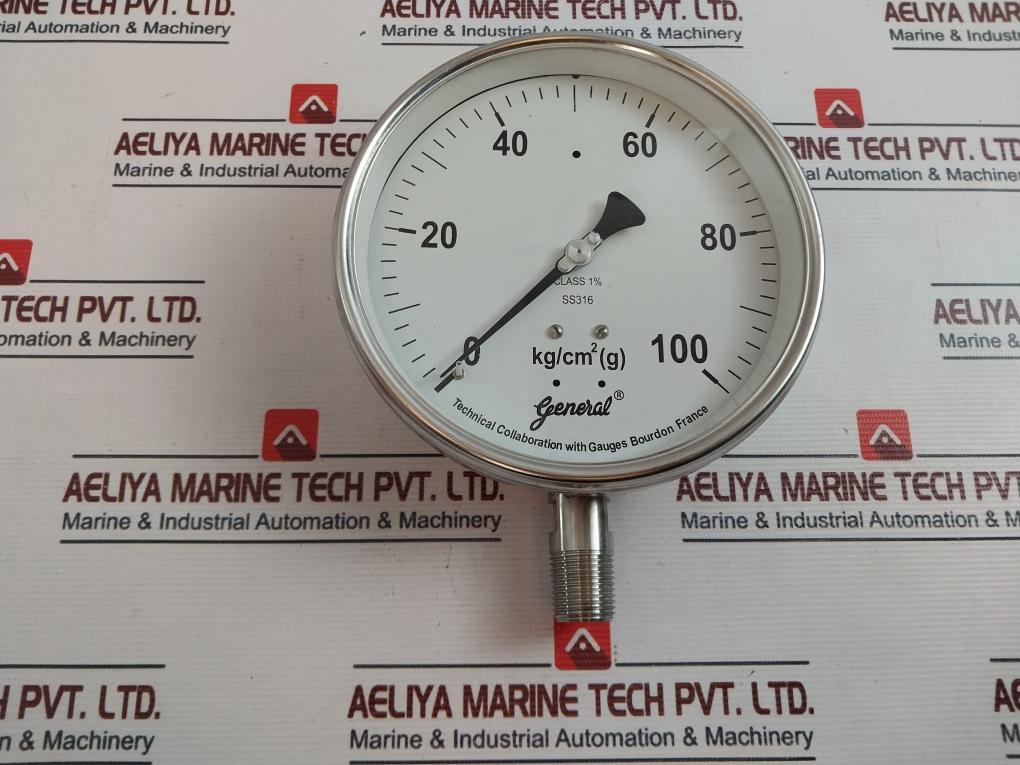 General Instruments Bspg-v Pressure Gauge 0-100 Kg/Cm2 (G)