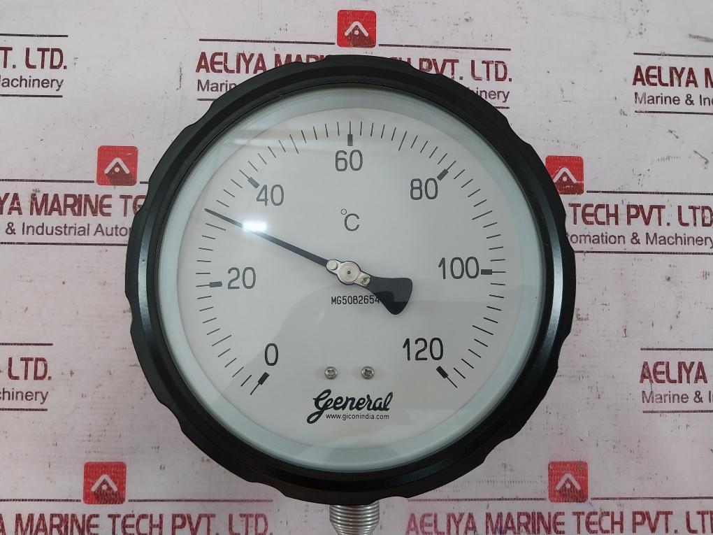 General Instruments Mg5082654 0-120°C Temperature Gauges 250-mm