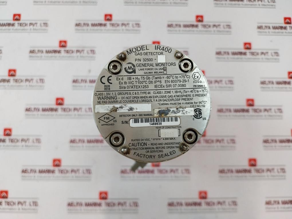 General Monitors Ir4000S Single-point Monitor Gas Detector