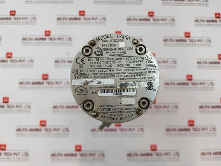 General Monitors Ir4000S Single-point Monitor Gas Detector