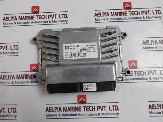 General Motor Continental D52 5WY1V33A Engine Controller 25191198