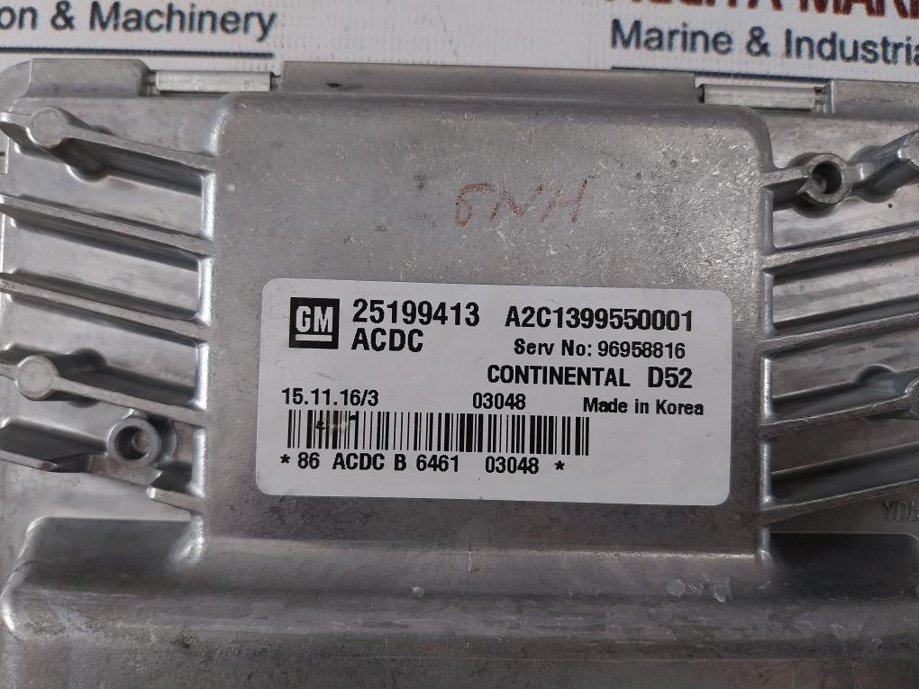 General Motors 96958816 ECU Engine Controller Chevrolet Spark