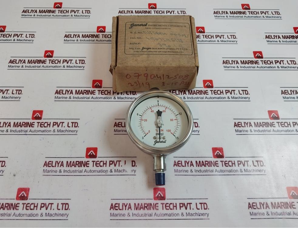 General Nfdbpg-00502 Rg-uss316 Bourdon Gauge