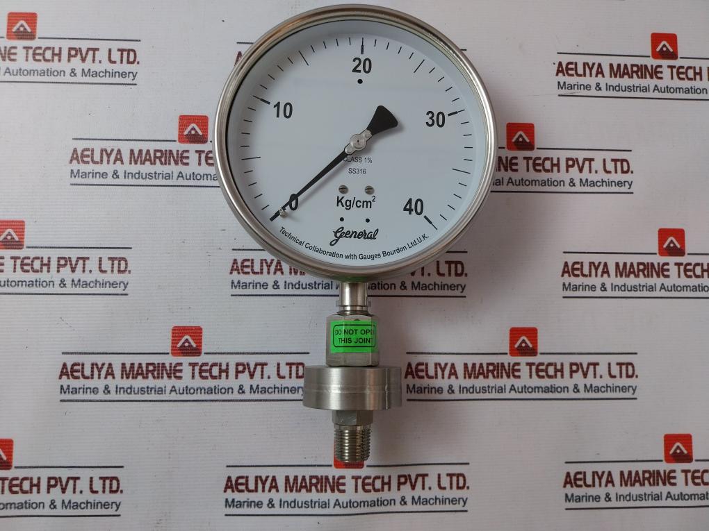 General Pressure Gauge 0-40 Kg/Cm2