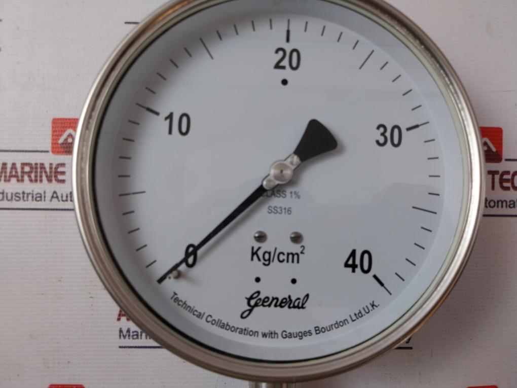 General Pressure Gauge 0-40 Kg/Cm2