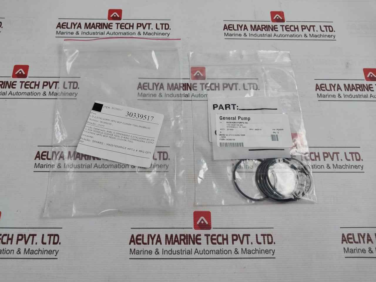 General Pump 90389100 O-ring Kit Spare For Hptu Bop Triplex Pump 70 Duro