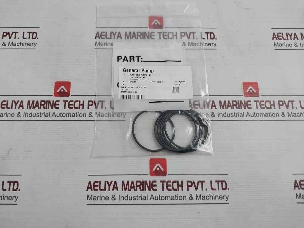 General Pump 90389100 O-ring Kit Spare For Hptu Bop Triplex Pump 70 Duro