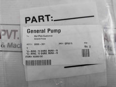General Pump 90389100 O-ring Kit Spare For Hptu Bop Triplex Pump 70 Duro