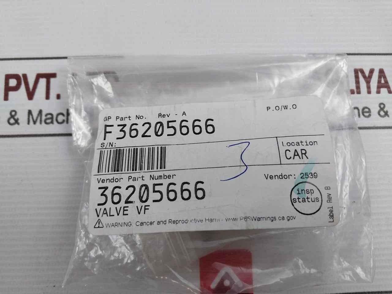 General Pump F36205666 Vf Series Valve Triplex Pump Spare