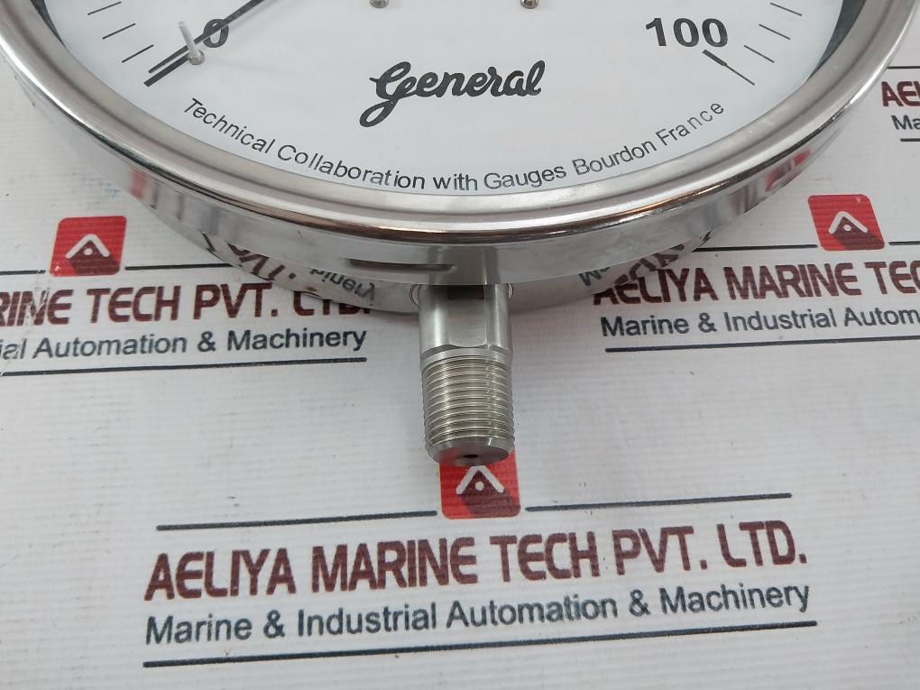 General Ss316 Temperature Gauge 0 – 100 Kg/Cm2 (G)
