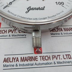 General Ss316 Temperature Gauge 0 – 100 Kg/Cm2 (G)