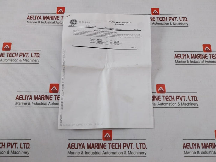 General Electric 20-507017 Repair Kit 1/2