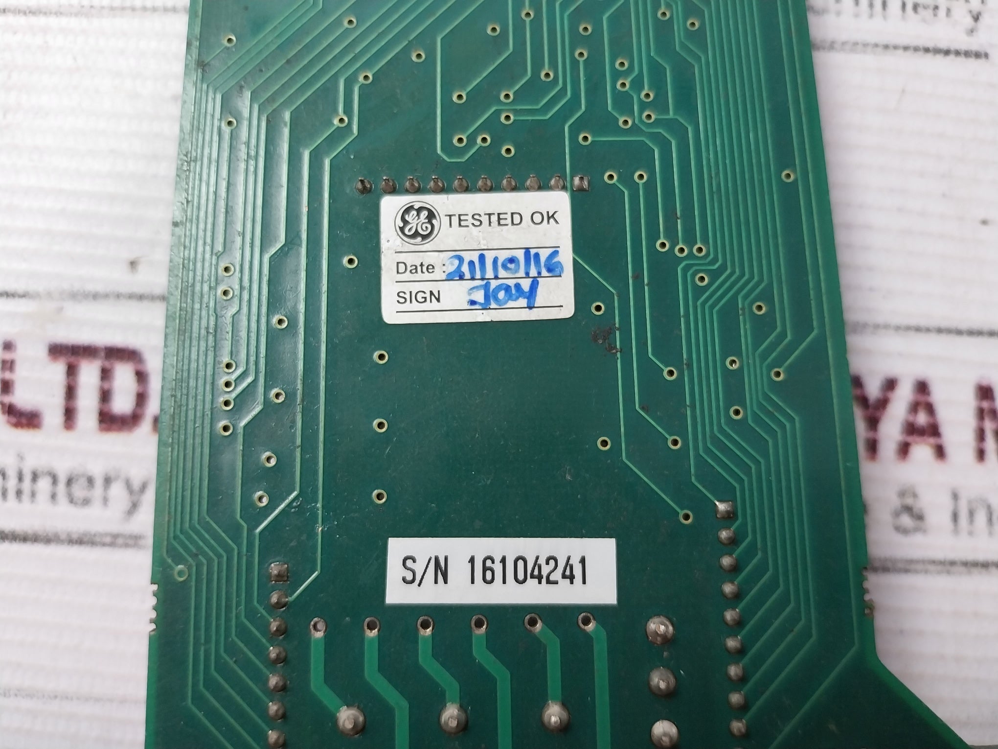 General Electric 4-6000-031 Printed Circuit Board Rev A