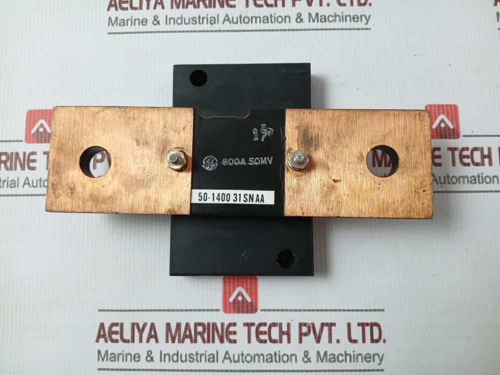 General Electric 50-1400 31Snaa Dc Current Shunt 800A 50Mv