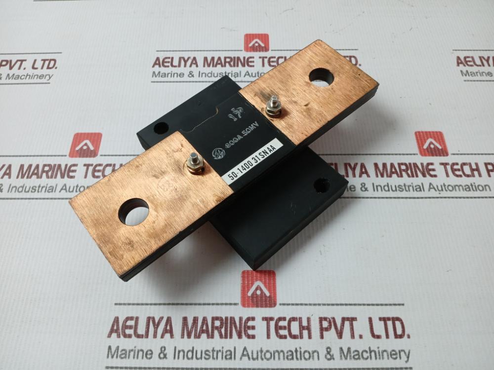 General Electric 50-1400 31Snaa Dc Current Shunt 800A 50Mv