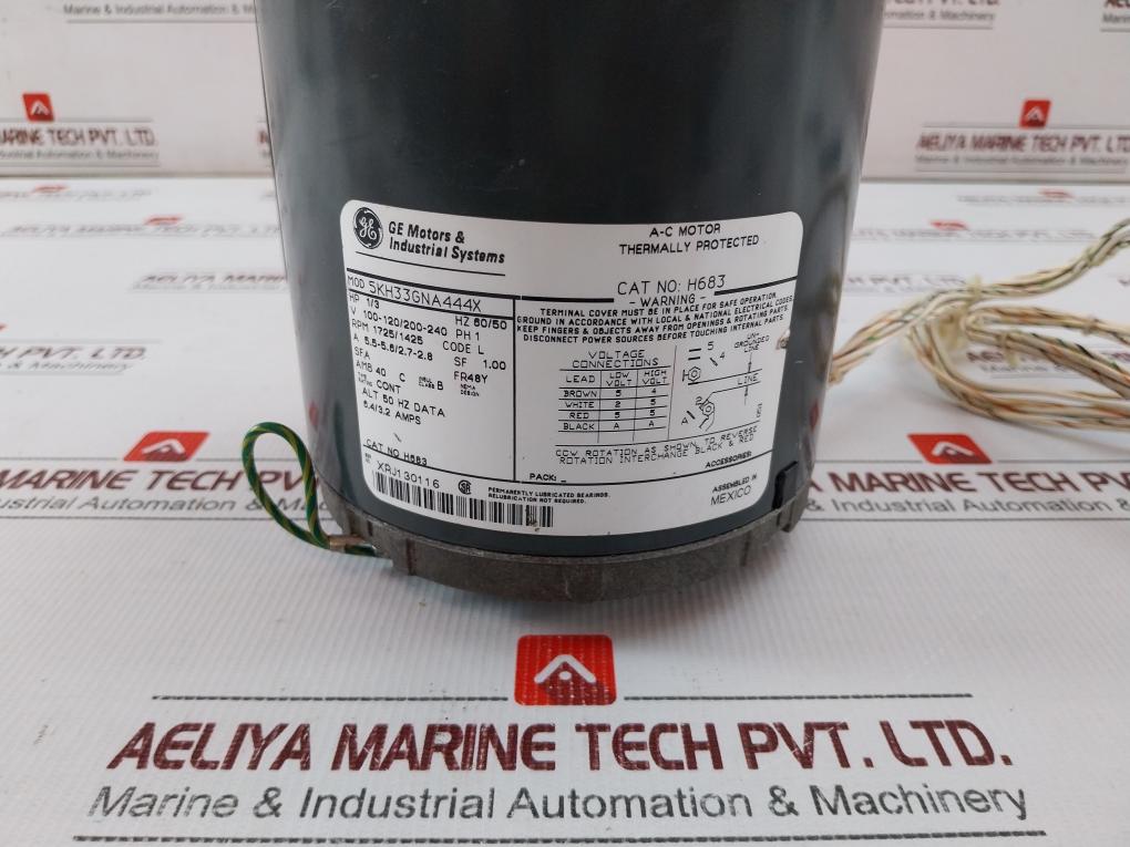 General Electric 5Kh33Gna444X A-c Motor 113C902Aa2