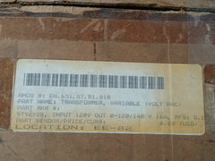 General Electric 9T92Y 28 1-phase Variable Transformer 500 ?
