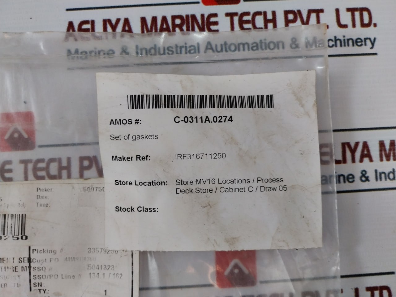 General Electric Irf316711250 Gasket Set