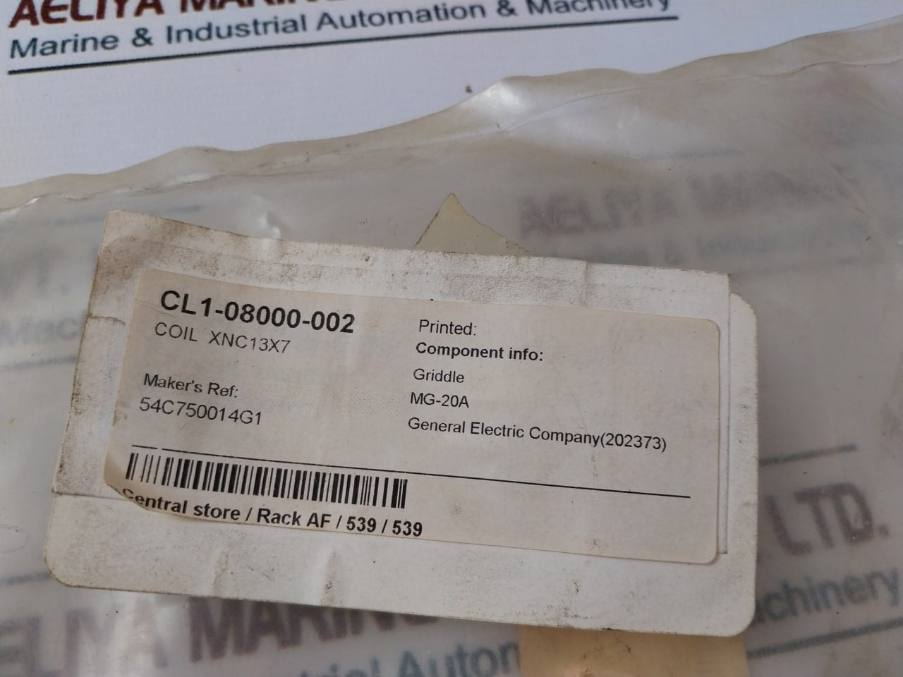 General Electric Xnc13X7 Heating Element 54C750014G1