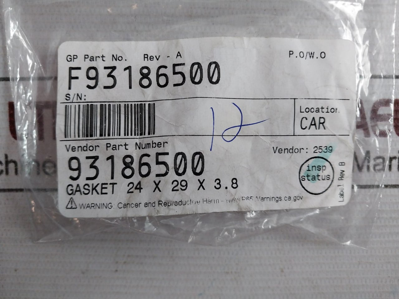General Pump 90170000 Oil Crankshaft Seal & O-ring Kit F90400000,F90387700 Rev:A
