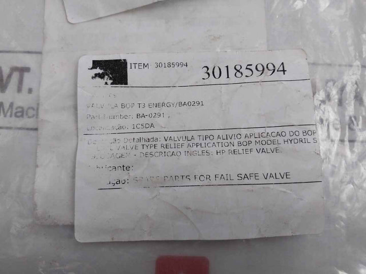 Generant Vrvh-250Ss-b-500 Pressure Control Valve T3 Energy