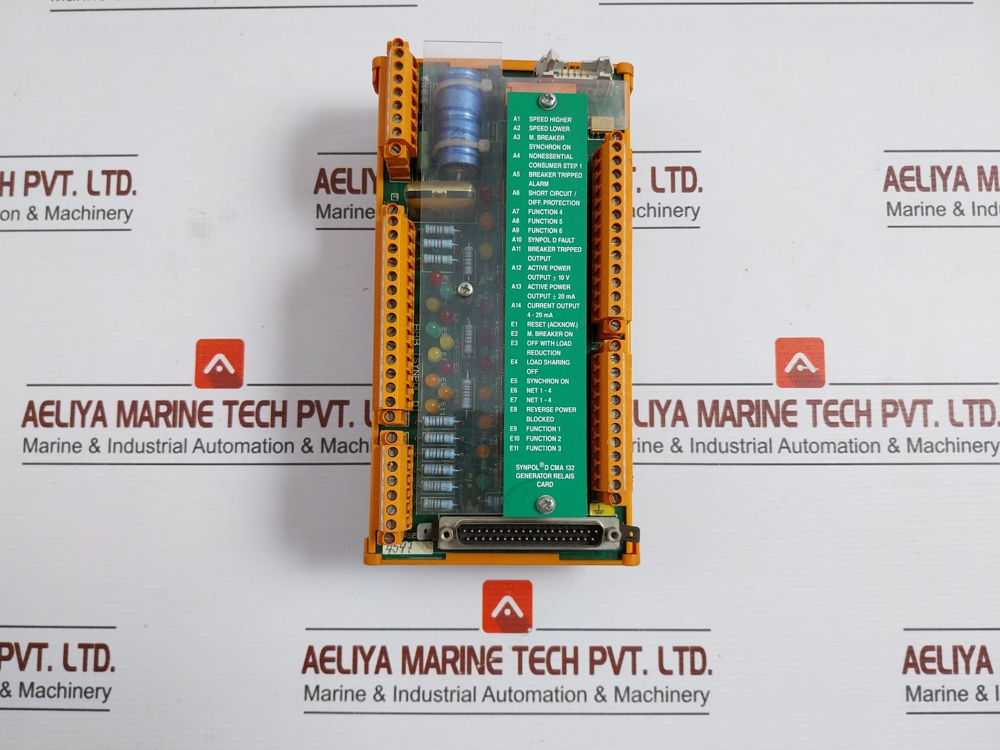 Generator-Relay-Terminal-Board-3Dde-300-412-Abb-CMA-132-210512-1
