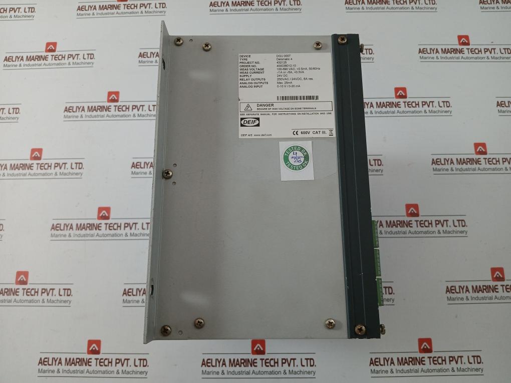 Generator Control System Input 0-10V/0-20 Ma Deif 3-meter Dgu 0007